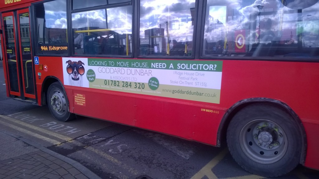 Goddard Dunbar Bus Advert #2