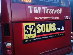 S2 Sofas South Yorkshire Bus Advertising