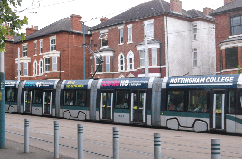Nottingham-Colllege-Tram-Superside